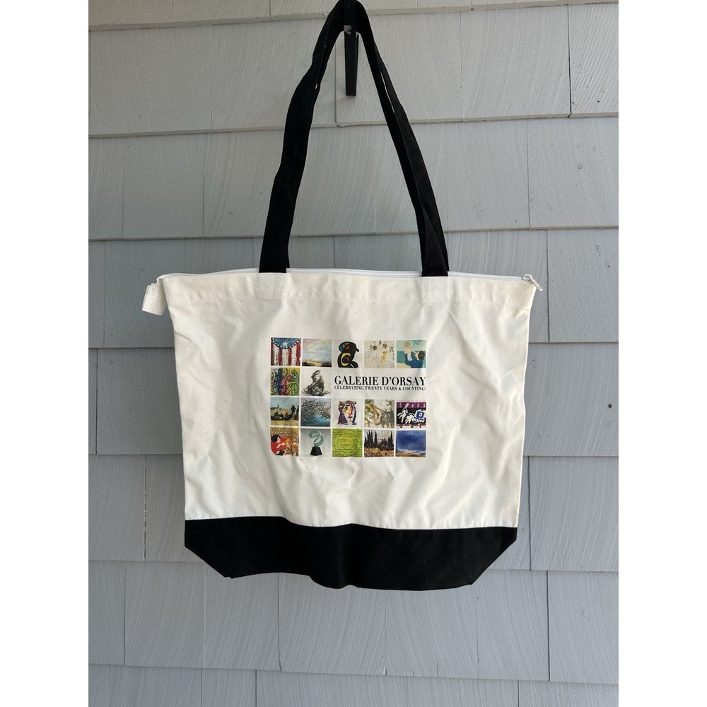 Galerie d'Orsay Paris Canvas Tote‎ Bag Art Print Zip Top